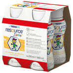 Resource Junior, preparazione nutrizionale oltre 1 anno, gusto vaniglia, 4 x 200 ml 