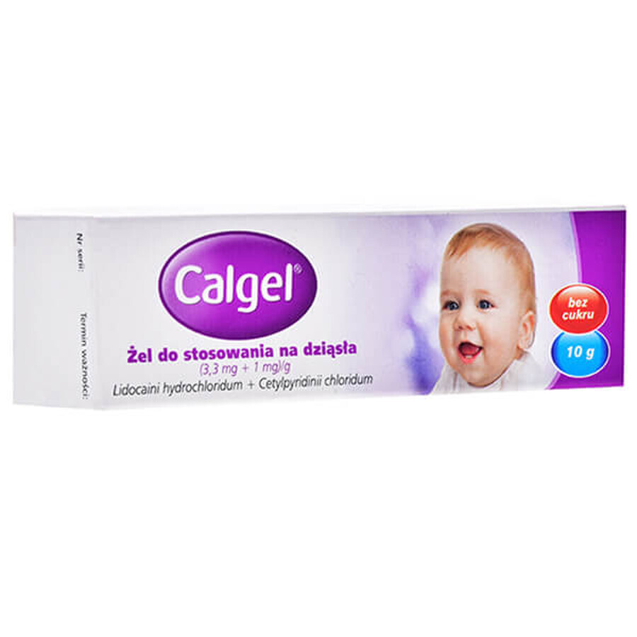 Calgel (3,3 mg + 1mg )/g, gomma gel per bambini a partire da 3 mesi, 10 g