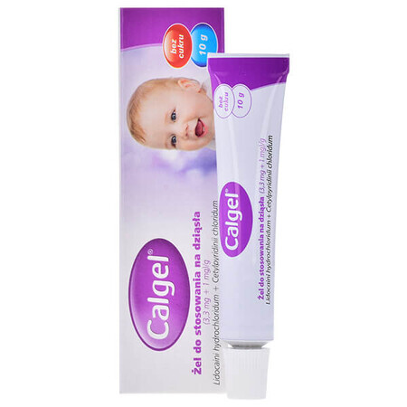 Calgel (3,3 mg + 1mg )/g, gomma gel per bambini a partire da 3 mesi, 10 g