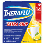 Theraflu Extra Grip 650 mg + 10 mg + 20 mg, powder for oral solution, 14 sachets