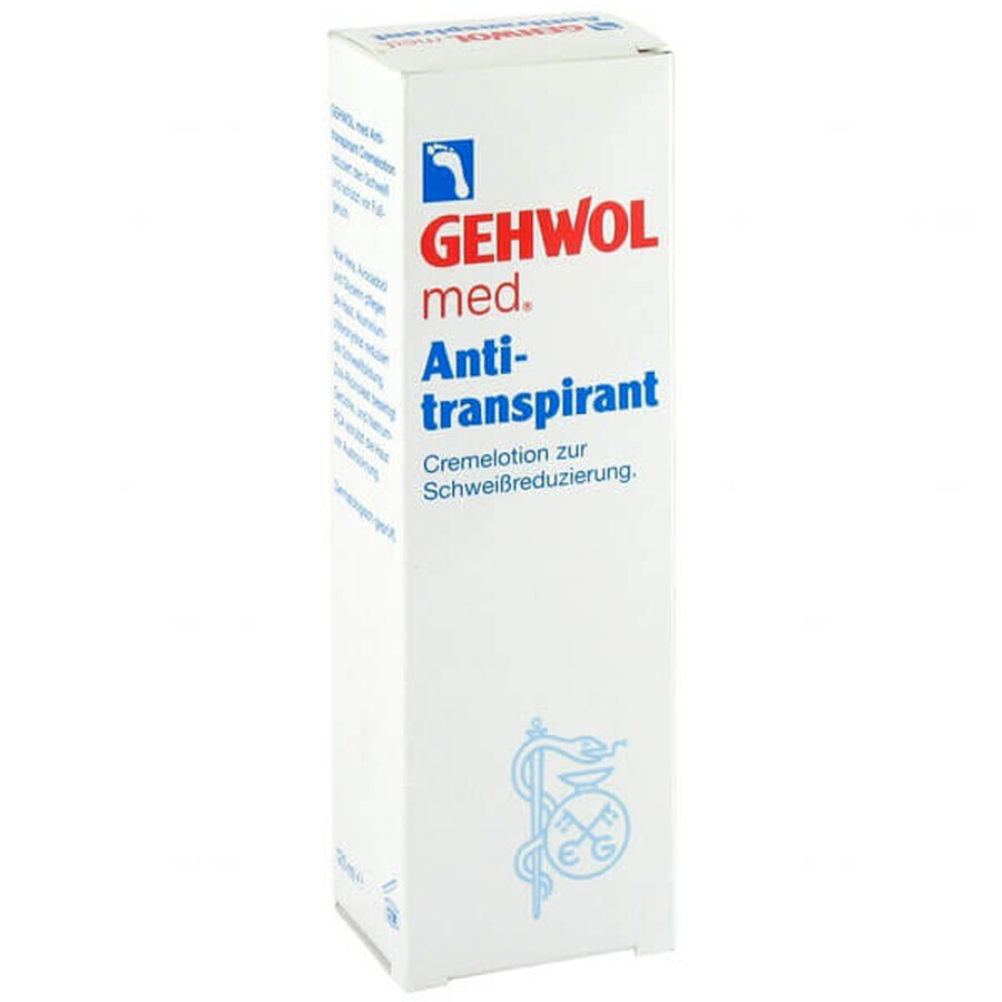 Gehwol med Anti-traspirante, lozione antitraspirante per i piedi, 125 ml