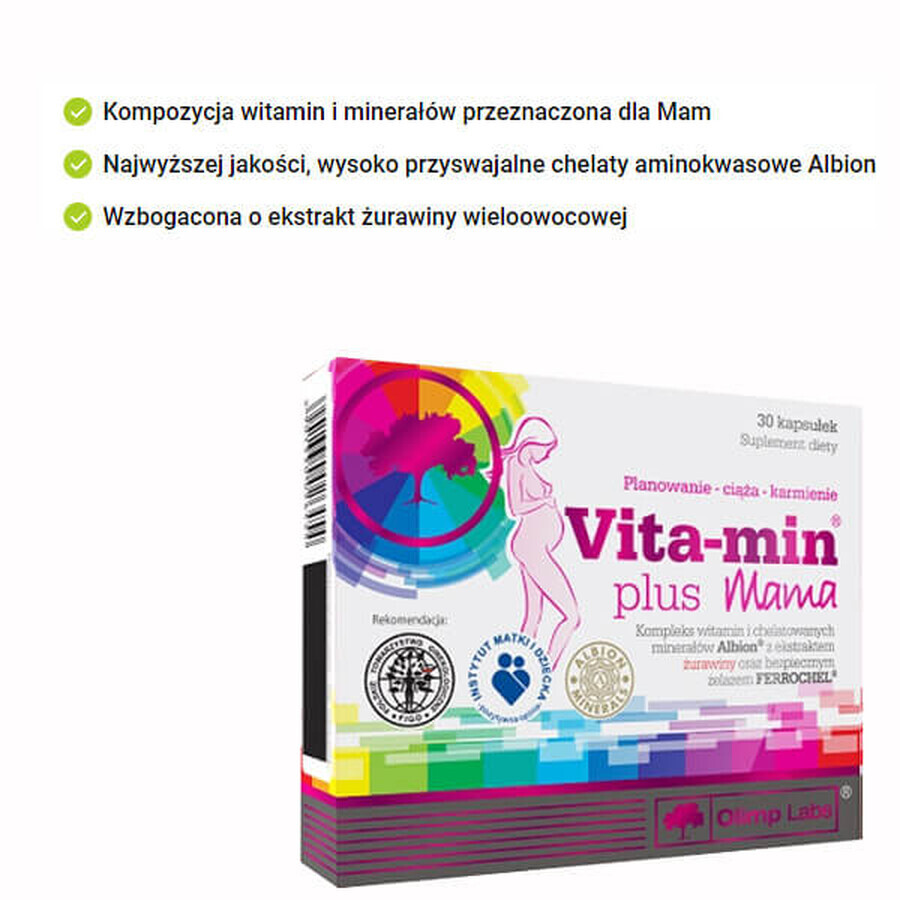 Olimp Vita-Min Plus Mama, 30 capsule