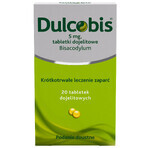 Dulcobis 5 mg, 20 comprimés gastro-intestinaux