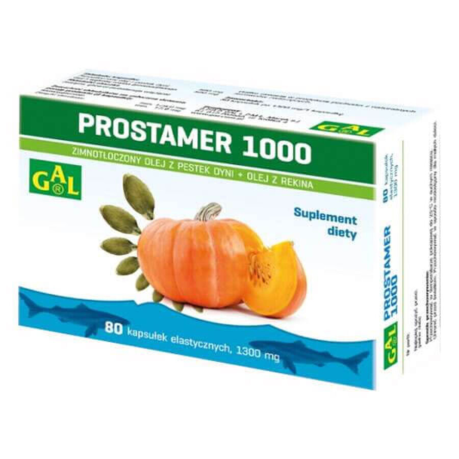 GAL Prostamer 1000, 80 capsule flexibile