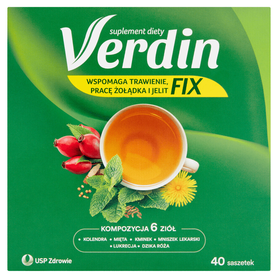 Verdin Fix, 40 bustine