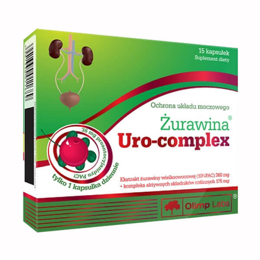 Olimp Cranberry Uro-Complex, 15 capsule