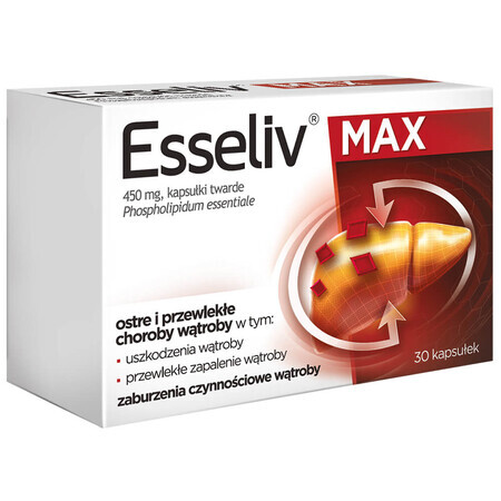 Esseliv Max 450 mg, 30 capsule rigide