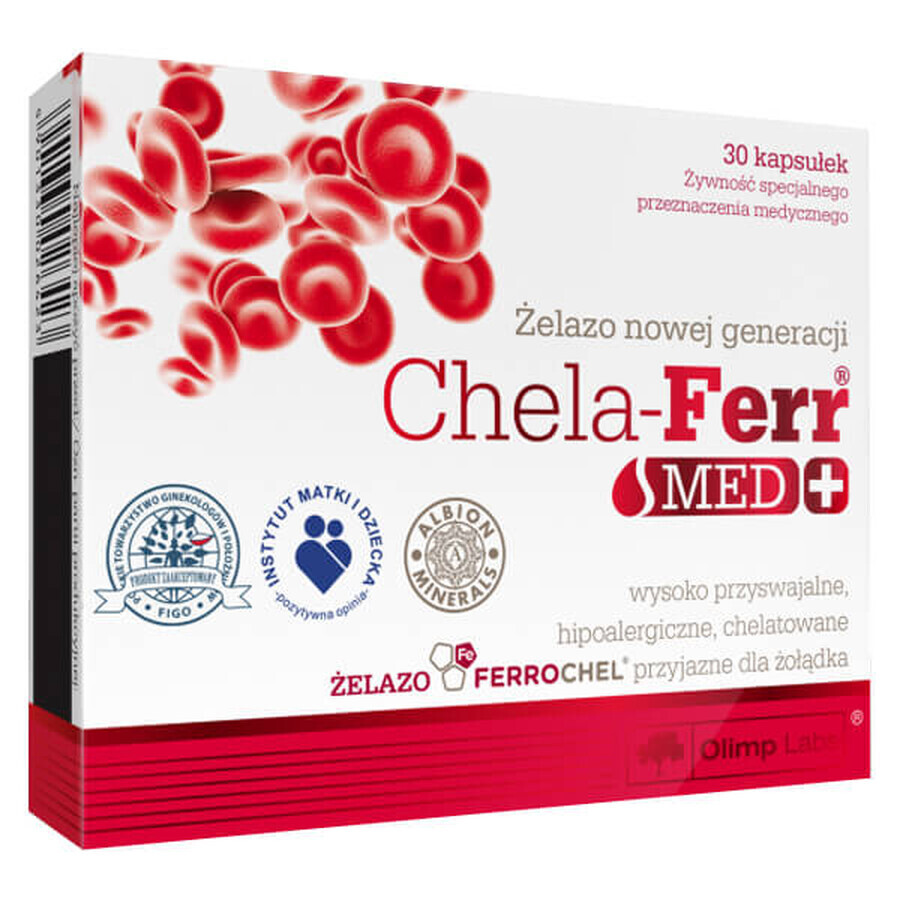 Olimp Chela-Ferr Med, ferro 30 mg, 30 capsule