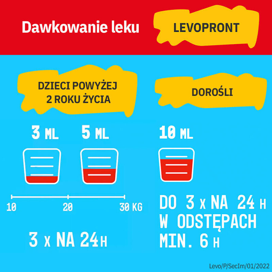 Levopront 60 mg/ 10 ml, sciroppo, 120 ml