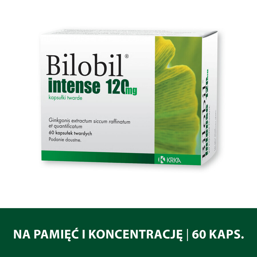 Bilobil Intense 120 mg, 60 capsule