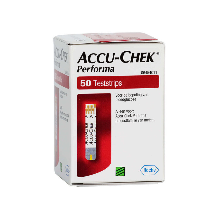 Strisce reattive per glucometro Accu-Chek Performa, 50 pezzi, Roche