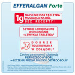 Efferalgan Forte 1 g, 8 comprimés effervescents