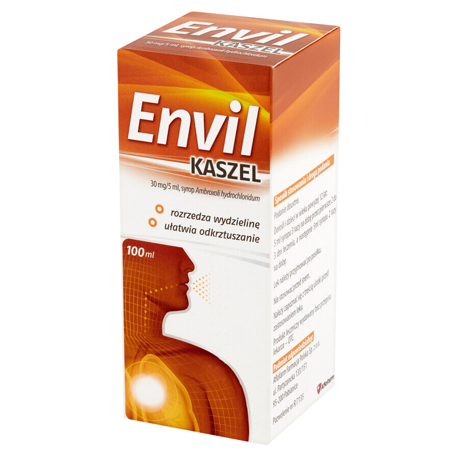 Envil tosse 30 mg/ 5 ml, sciroppo, 100 ml