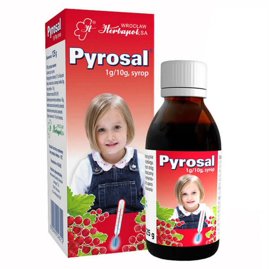 Pyrosal 1 g/10 g, sirop, 125 g