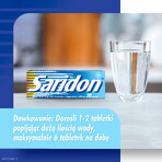 Saridon 250 mg + 150 mg + 50 mg, 20 comprimés