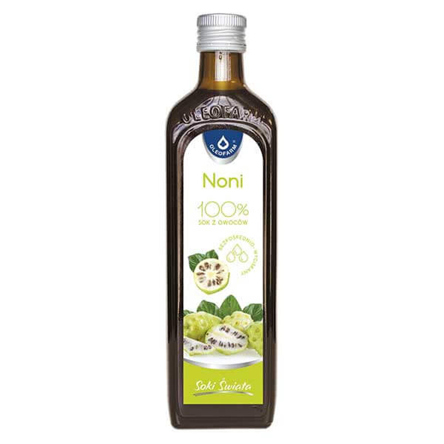 Oleofarm Juice of the World Noni, 100% fruit juice, 490 ml