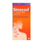 Sinecod 1,5 mg/ml, sciroppo, 100 ml