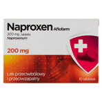 Naproxen Aflofarm 200 mg, 10 comprimate