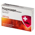 Naproxen Aflofarm 200 mg, 10 comprimate