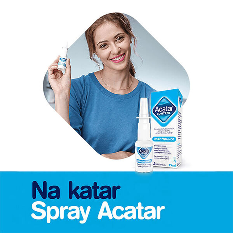 Acatar Control 0,5 mg/ml, spray nasal, solution, 15 ml