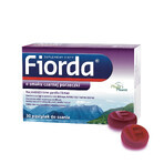 Fiorda, blackcurrant flavor, 30 tablets