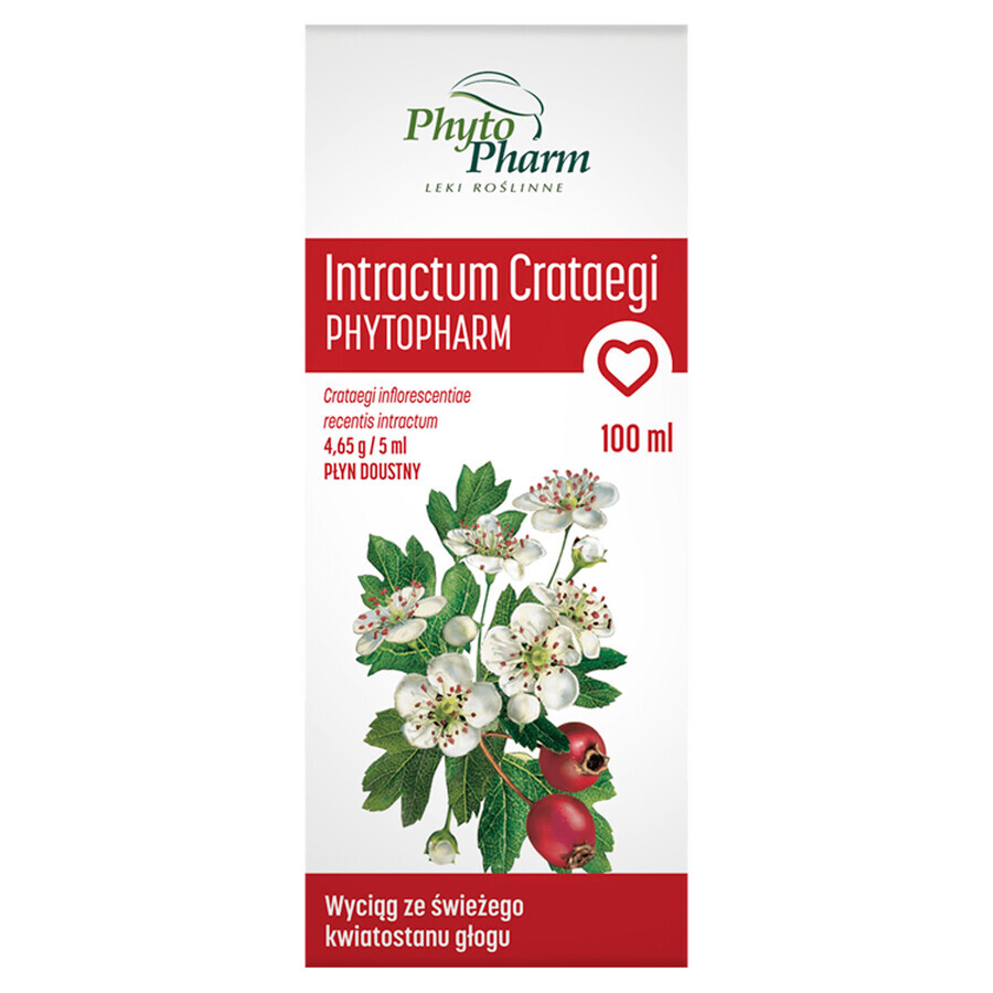 Intractum Crataegi 4,65 g/ 5 ml, liquido orale, 100 ml