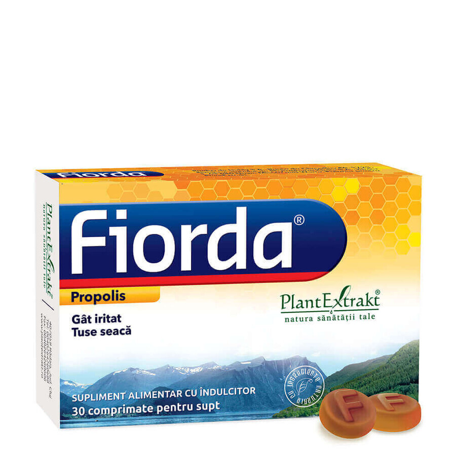 Fiordo al gusto di propoli, 30 compresse, estratto vegetale