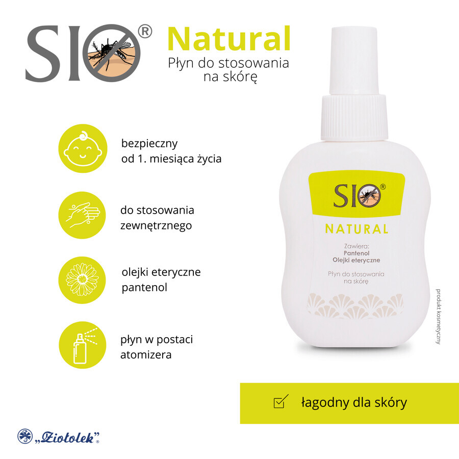 Sio Natural, repellente per insetti per bambini da 1 mese, 100 ml