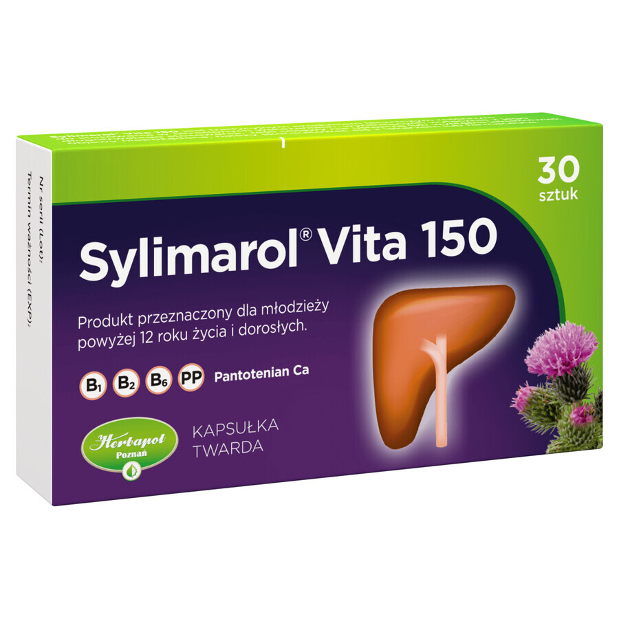 Sylimarol Vita 150 mg, 30 capsules