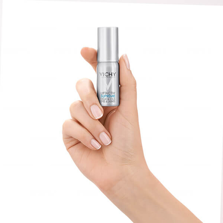 Vichy Liftactiv Serum 10, siero antirughe e rinforzante per le ciglia, 15 ml