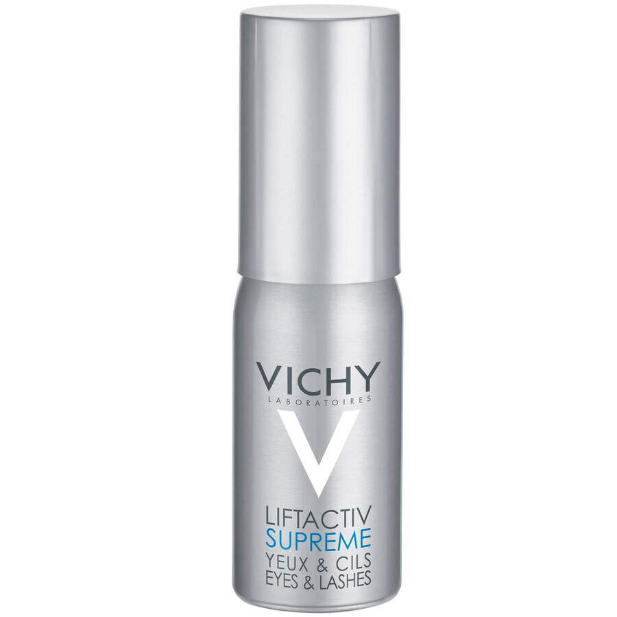 Vichy Liftactiv Serum 10, siero antirughe e rinforzante per le ciglia, 15 ml