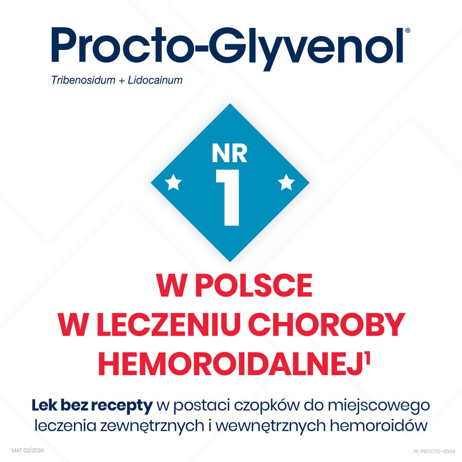 Procto-Glyvenol 400 mg + 40 mg, supposte, 10 pezzi