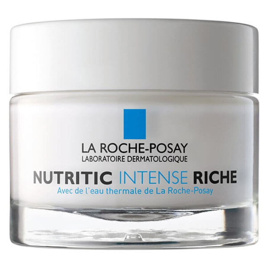 La Roche-Posay Nutritic Intense Riche, îngrijire intensivă hrănitoare și regenerantă, 50 ml