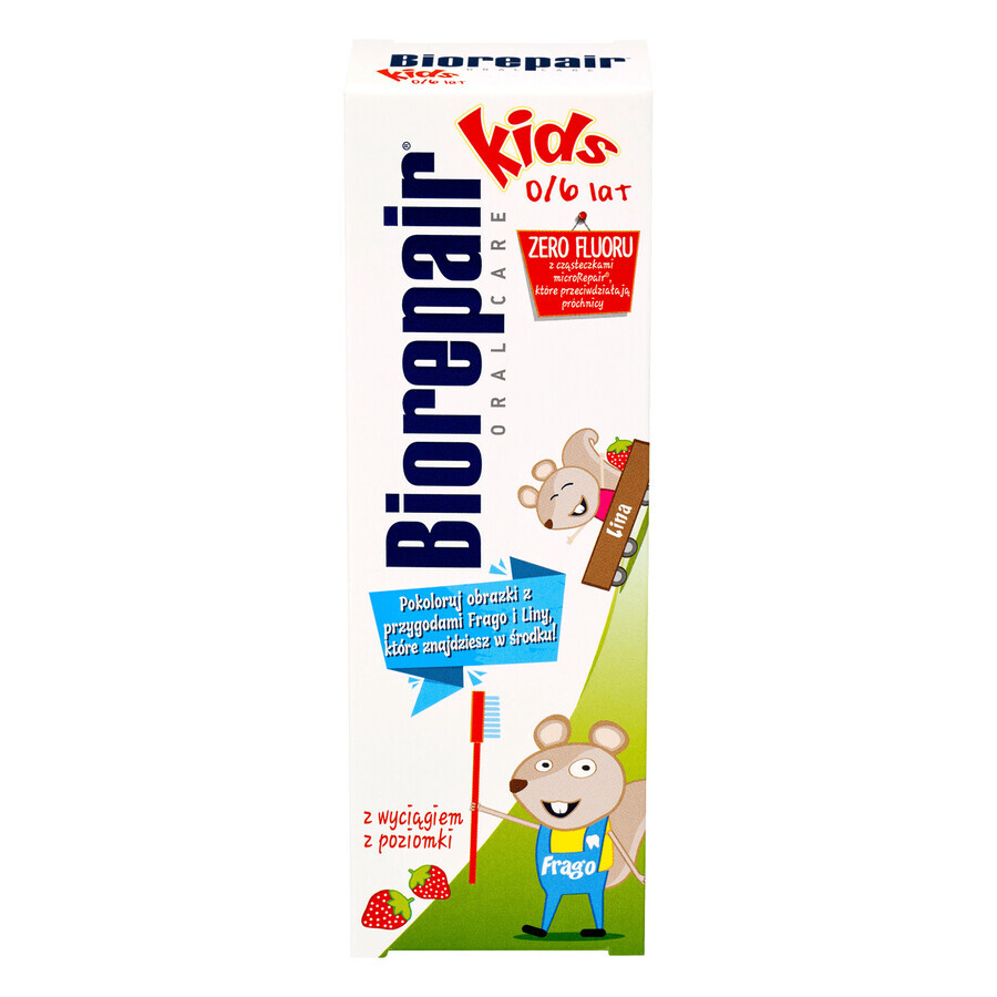 Biorepair Kids, dentifricio per bambini da 0 a 6 anni, 50 ml