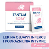 Tantum Rosa 53,2 mg/g, polvere per soluzione di irrigazione vaginale, 10 bustine