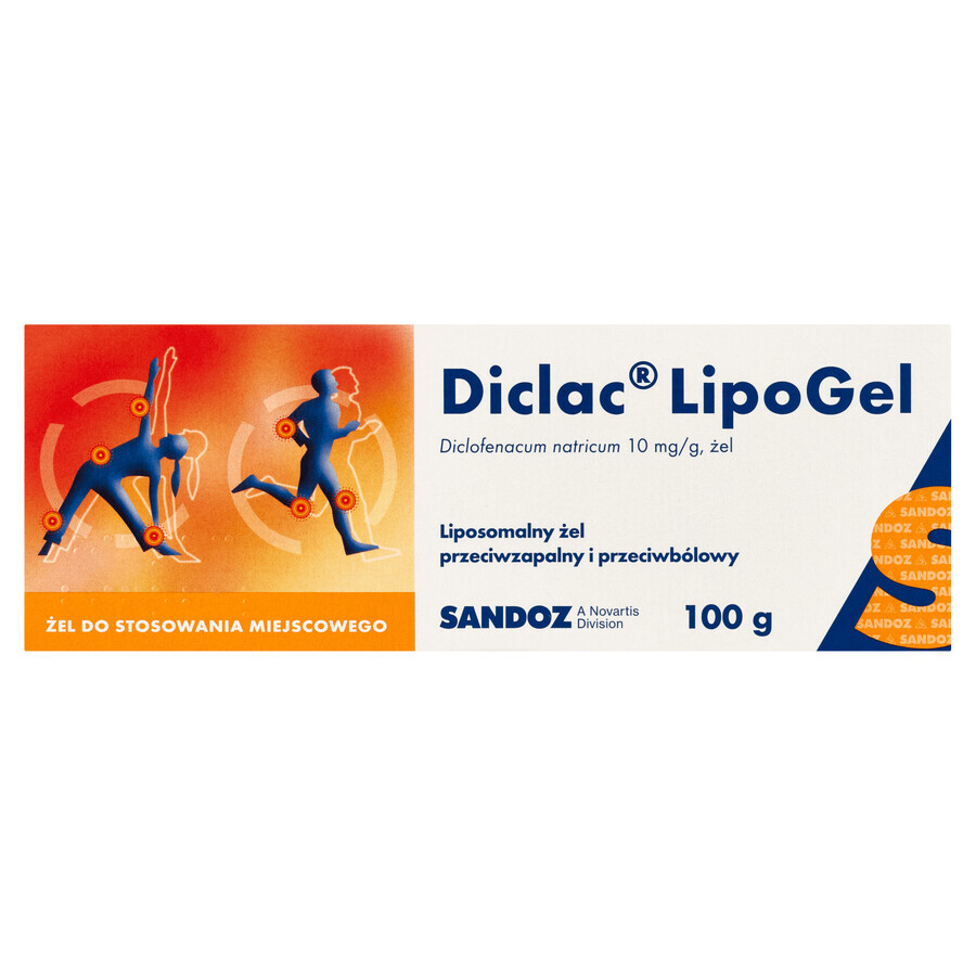 Diclac LipoGel 10 mg/g, gel, 100 g