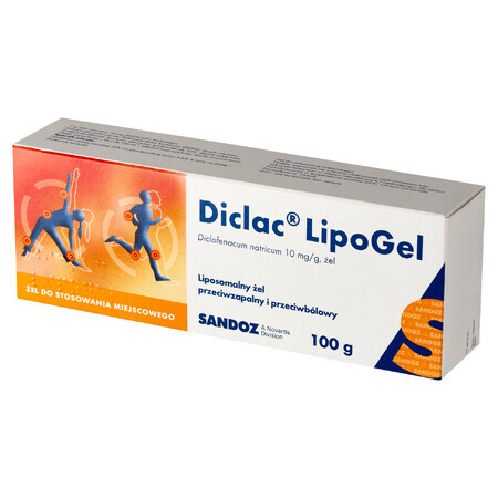 Diclac LipoGel 10 mg/g, gel, 100 g