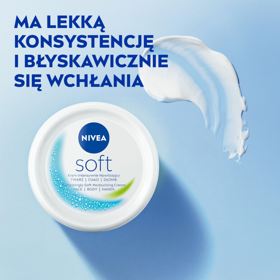 Nivea Soft, crema hidratante intensiva, 300 ml