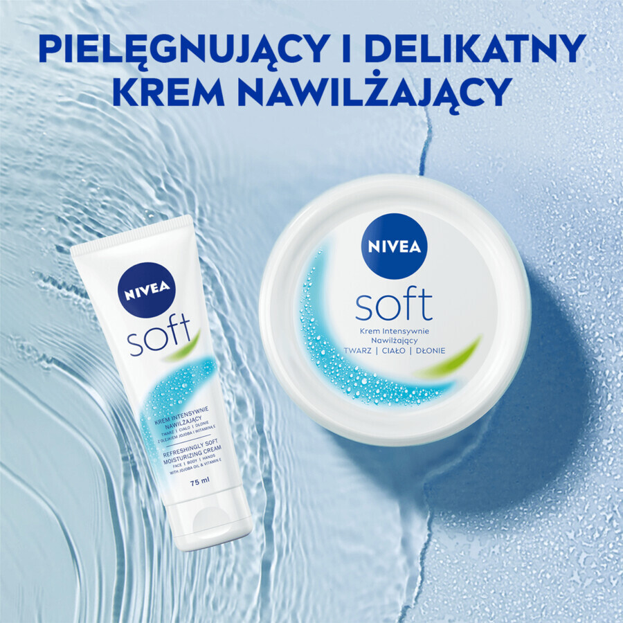 Nivea Soft, crema hidratante intensiva, 300 ml