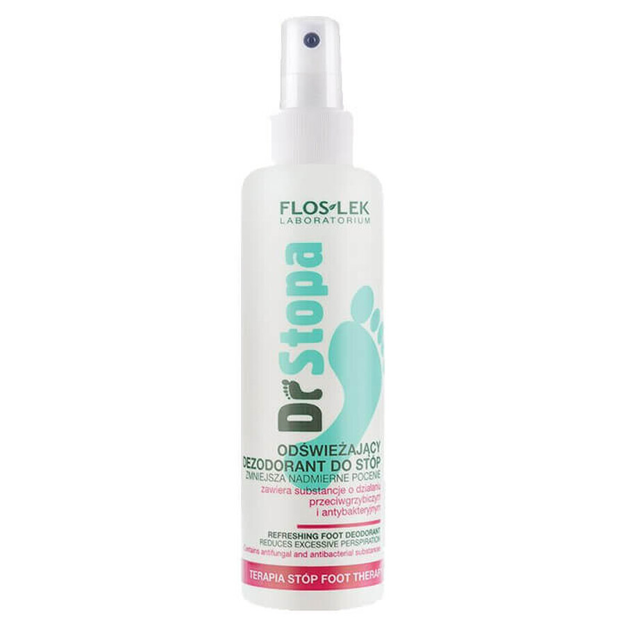 Flos-Lek Dr Stopa, deodorante rinfrescante per piedi, 150 ml