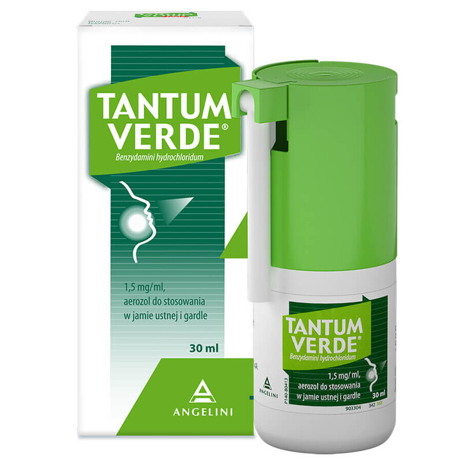 Tantum Verde 1,5 mg/ml, spray per bocca e gola, 30 ml