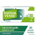 Tantum Verde 3 mg, gusto menta, 20 pastiglie rigide