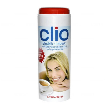 Clio, dolcificante da tavola, 1200 compresse