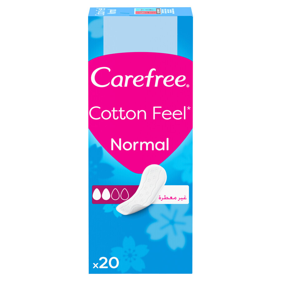 Assorbenti igienici Carefree, estratto di cotone, 20 pz.