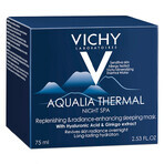 Vichy Aqualia Thermal, gel-crema notte idratante e rigenerante, Night Spa, 75 ml