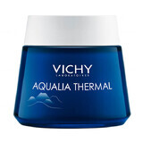 Vichy Aqualia Thermal, gel-crema notte idratante e rigenerante, Night Spa, 75 ml