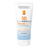 Dermedic Sunbrella Baby, latte protettivo per bambini da 1 mese, per viso e corpo, pelle sensibile, SPF 50, 100 ml