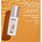 ISDIN Foto Ultra Age Repair Fusion Water SPF 50 Crema Solare Viso Antietà, 50 ml