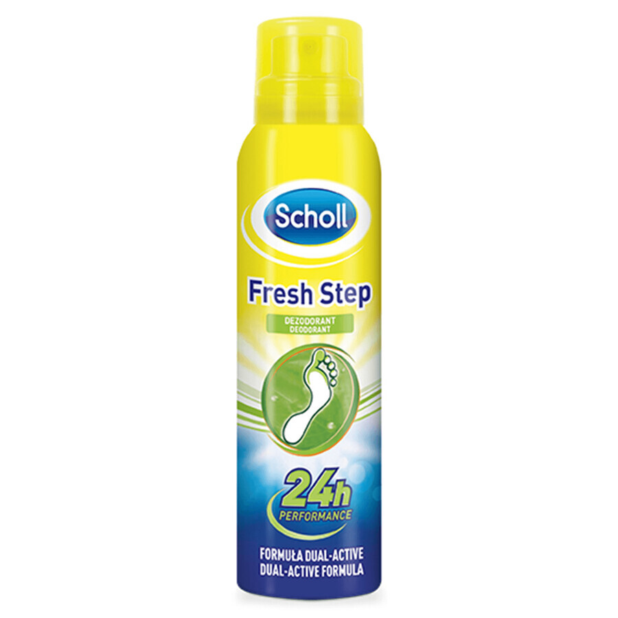 Scholl Fresh Step, geruchsneutralisierendes Fußdeodorant, 150 ml