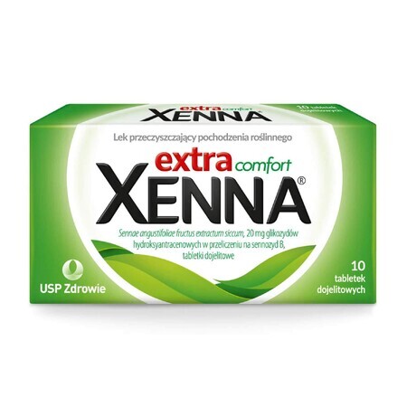 Xenna Extra Comfort 20 mg, 10 comprimidos recubiertos de azúcar